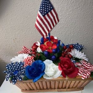 Patriotic Flower Arrangement